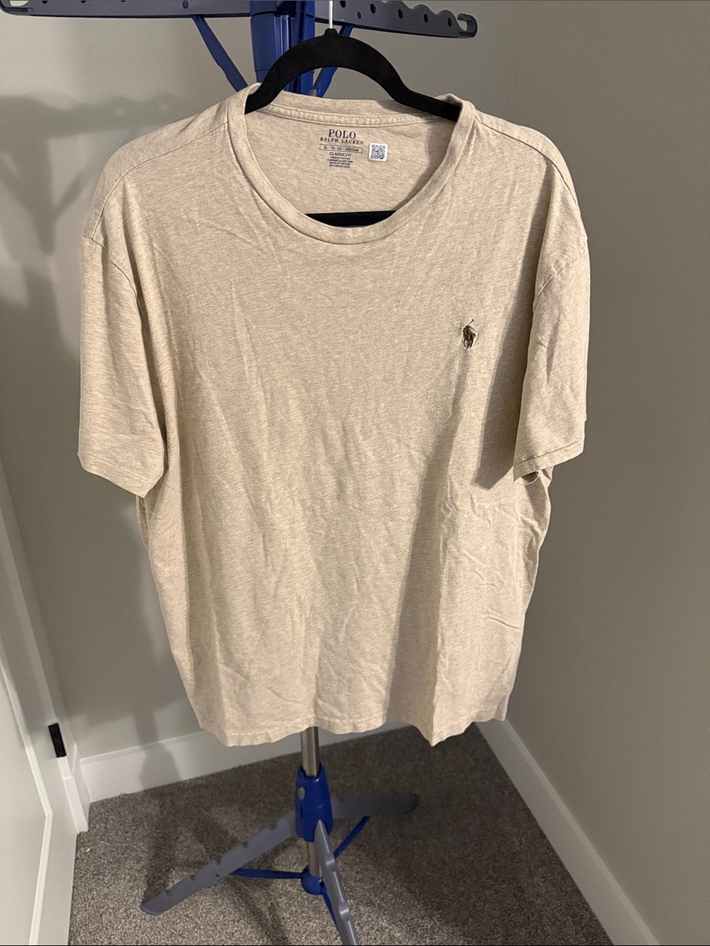 Polo by Ralph Lauren Beige Crewneck Short Sleeve Tee